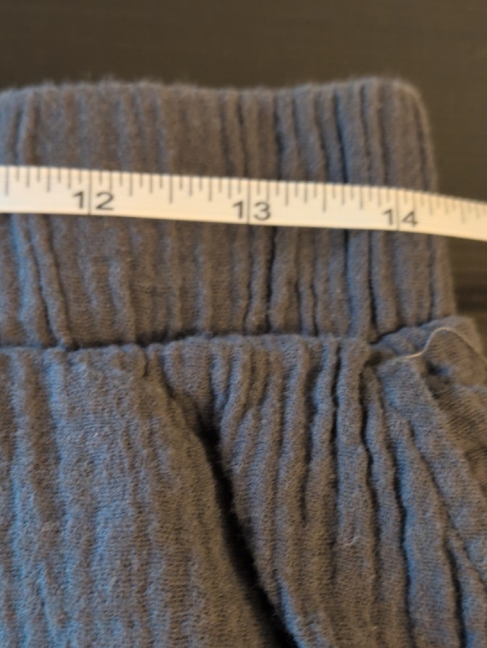 Faherty Dream Organic Cotton Wide Leg Pants Grey Women's Size Medium Lightweight - Picture 3 of 7